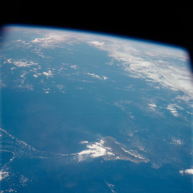 NASA image: Island of Oahu, State of Hawaii, as seen from the Apollo 7 spacecraft