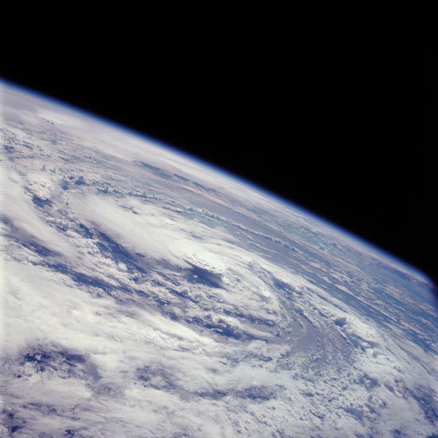 NASA image: Hurricane Gladys, Gulf of Mexico as seen from the Apollo 7 spacecraft