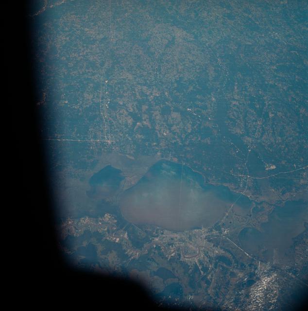 NASA image: New Orleans area as seen from the Apollo 7 spacecraft
