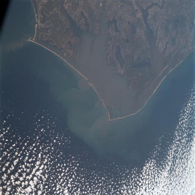 NASA image: Cape Hatteras, North Carolina area as seen from Apollo 9