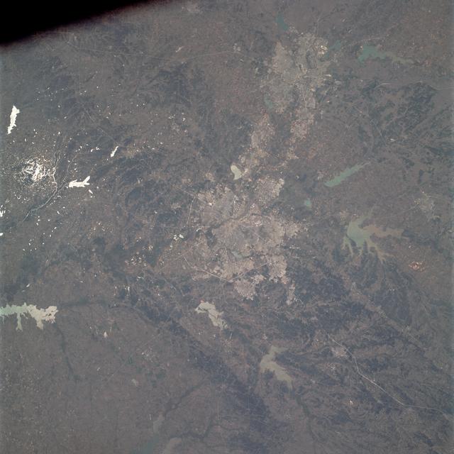 NASA image: Dallas-Ft. Worth area as seen from Apollo 9