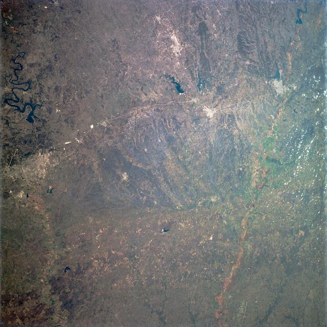 NASA image: View of Central Texas as seen from Apollo 9