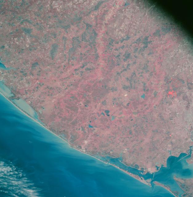 Apollo 9 Mission image - S0-65 Multispectral Photography - Texas