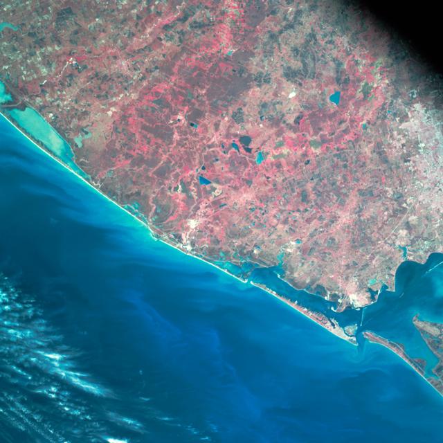 NASA image: Apollo 9 Mission image - S0-65 Multispectral Photography - Texas