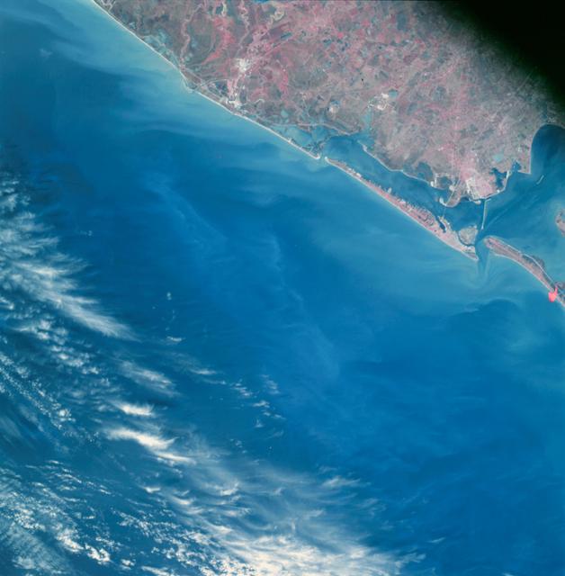 NASA image: Apollo 9 Mission image - S0-65 Multispectral Photography - Texas