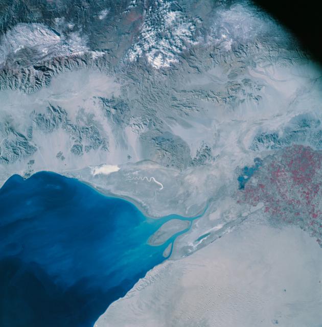 NASA image: Apollo 9 Mission image - S0-65 Multispectral Photography - Mexico