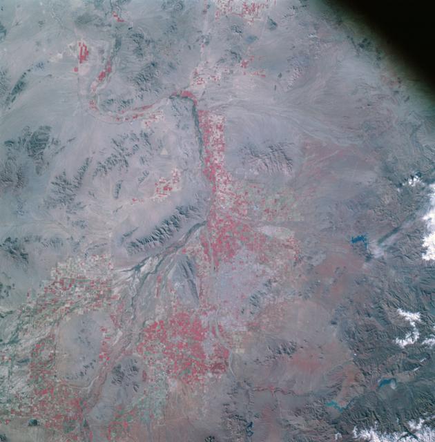 NASA image: Apollo 9 Mission image - S0-65 Multispectral Photography - Arizona