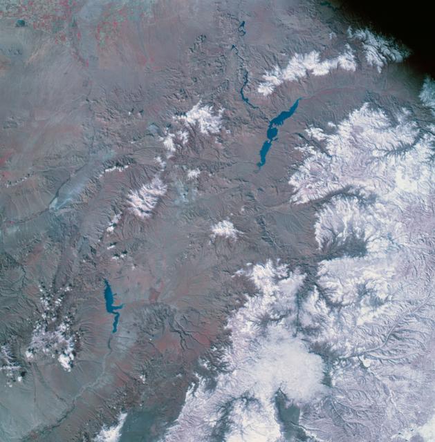 NASA image: Apollo 9 Mission image - S0-65 Multispectral Photography - Arizona