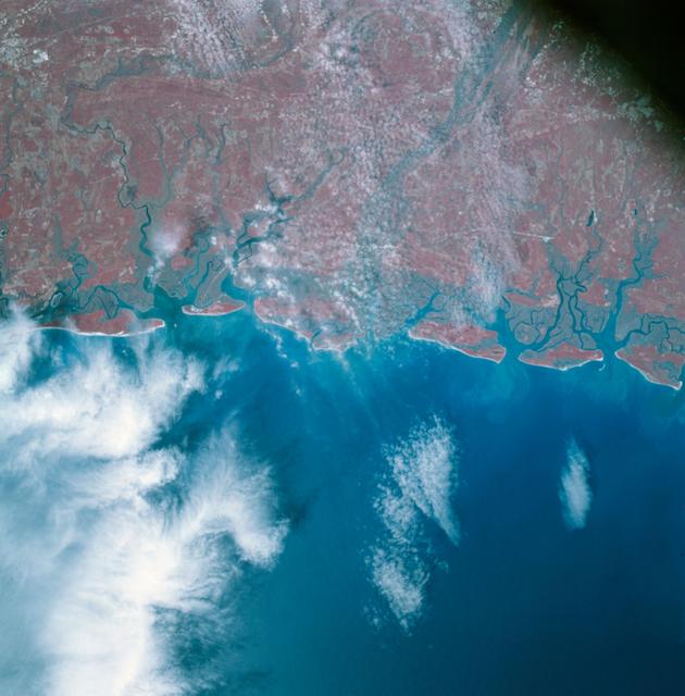 NASA image: Apollo 9 Mission image - S0-65 Multispectral Photography - Georgia