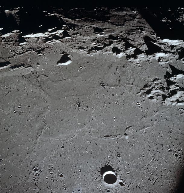 NASA image: Apollo 10 view across Apollo Landing Site 3 in the Central Bay