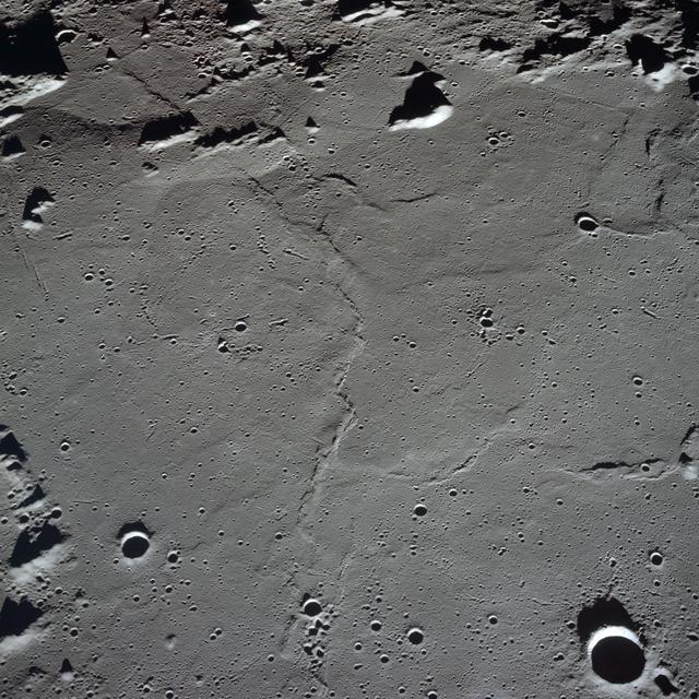 NASA image: Apollo 10 view across Apollo Landing Site 3 in the Central Bay