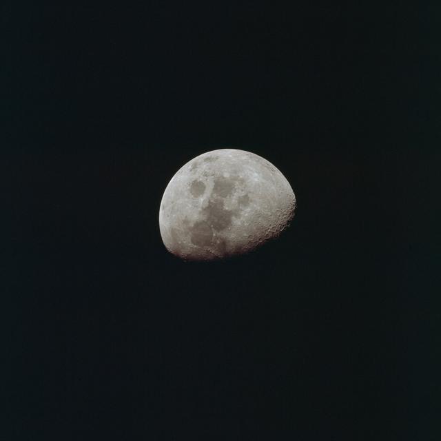 NASA image: Photograph of moon after transearth insertion