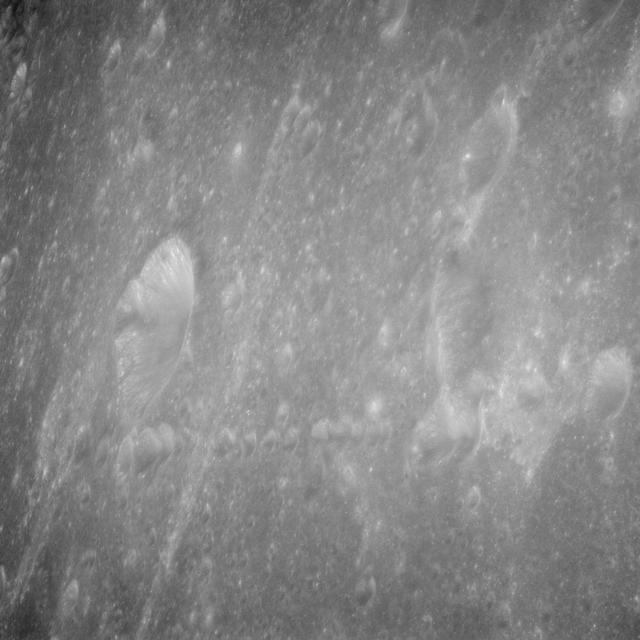 Apollo 11 oblique view of lunar farside