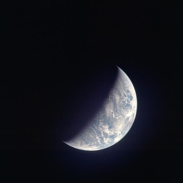 NASA image: View of the Earth seen from the Apollo 12 spacecraft