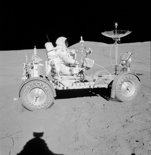 NASA image: Apollo 15 Mission image - View of the Apollo Lunar Surface Experiments Package (ALSEP)