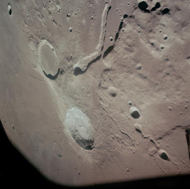 Oblique view of lunar nearside near northeast edge of Ocean of Storms