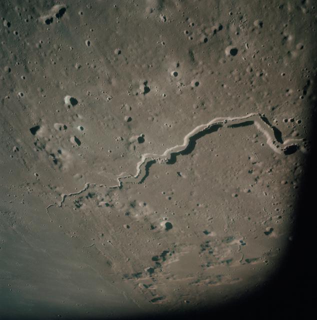 NASA image: View of Schroter's Valley area as photographed by Apollo 15