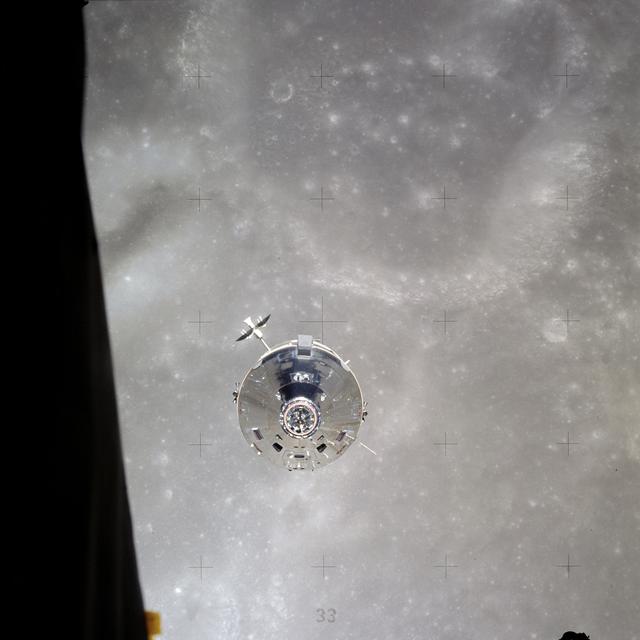 NASA image: View of the Apollo 16 Command/Service Module from the Lunar module in orbit
