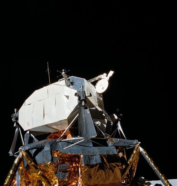 NASA image: View of the Apollo 16 Lunar Module on the lunar surface