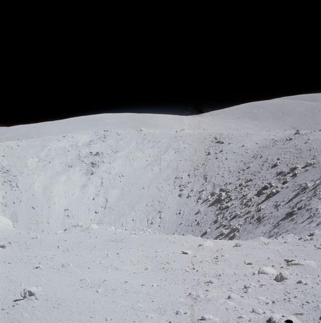 NASA image: View of lunar surface at Apollo 16 station 11