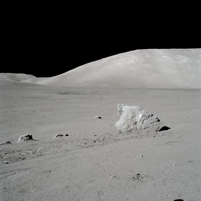 NASA image: Apollo 17, Station 7 Panarama