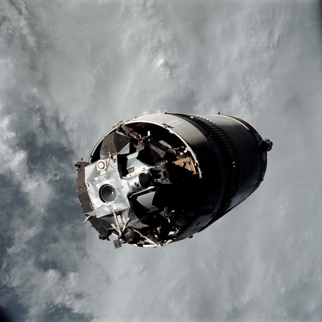 Lunar Module 3 attached to Saturn V third stage