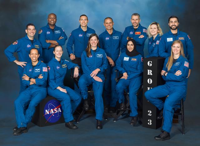 NASA image: 2021 ASCAN class group photo