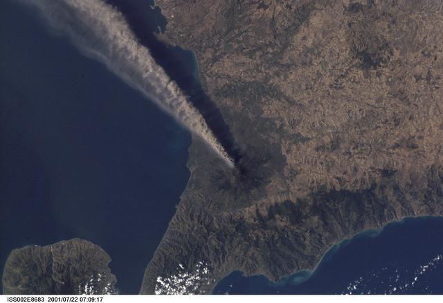 NASA image: Mt. Etna, Italy taken by the Expedition Two crew