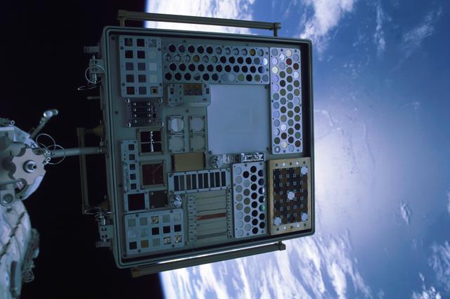 NASA image: View of MISSE taken during Expedition Six