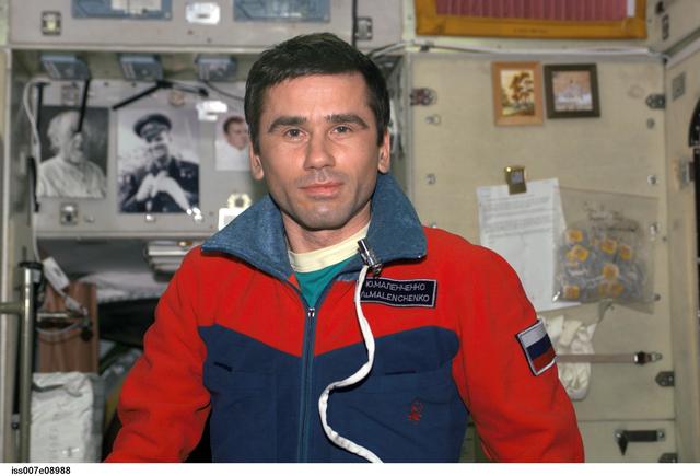 NASA image: Portrait view of Expedition 7 Commander Yuri Malenchenko