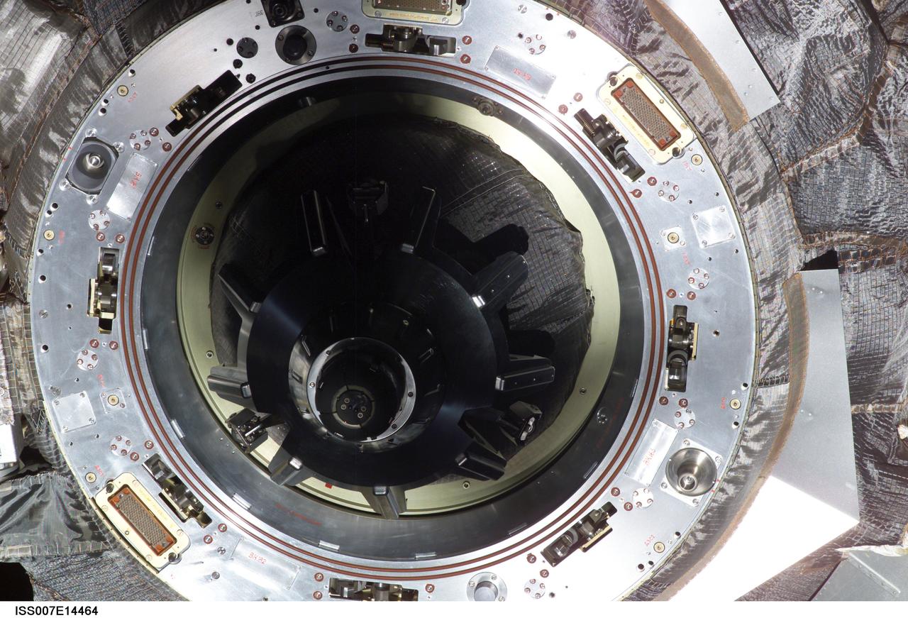 ISS007-E-14464 (4 September 2003) --- This close-up view of an unpiloted Progress supply vehicle was taken by one of the Expedition 7 crewmembers onboard the International Space Station (ISS) as it departed from the Pirs Docking Compartment at 2:42 p.m. (CDT) on September 4, 2003. The Progress 11 will remain in orbit for another month as part of a Russian scientific experiment. It will then be de deorbited with its load of trash and unneeded equipment and burn in the Earths atmosphere.