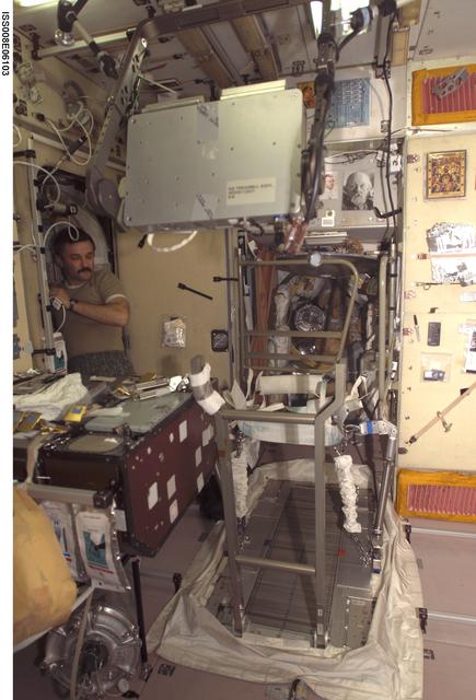 NASA image: View of the TVIS in the SM taken during Expedition 8