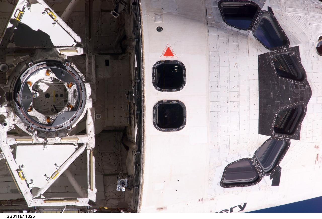 Mapping sequence performed during the STS-114 R-Bar Pitch Maneuver.