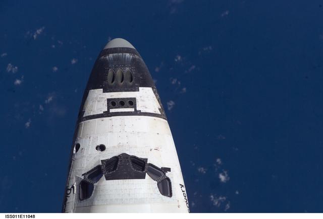 NASA image: Mapping sequence performed during the STS-114 R-Bar Pitch Maneuver.