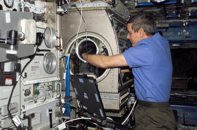 NASA image: PromISS 4 hardware set up in the MSG during Expedition 12