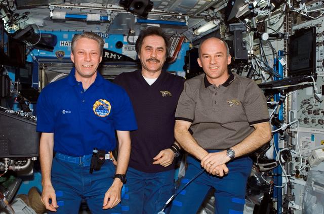 NASA image: Expedition 13 Crew in the U.S. Laboratory