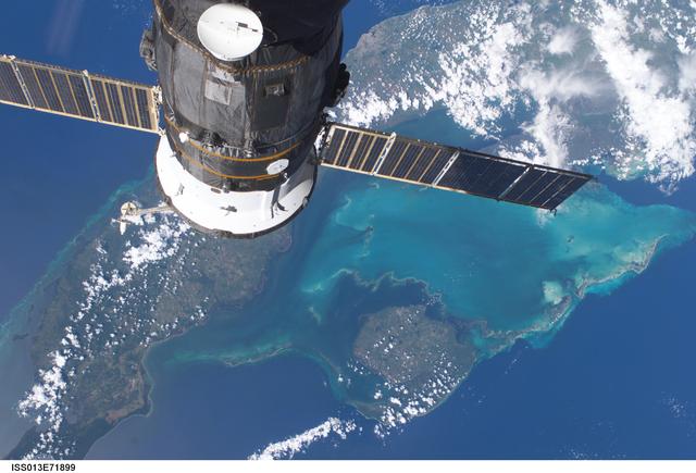 NASA image: Progress 22 Spacecraft docked to the ISS during Expedition 13