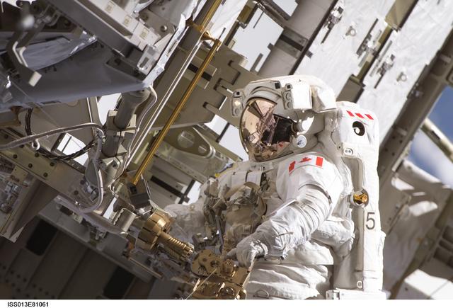 NASA image: MacLean relocates APFR during EVA 2