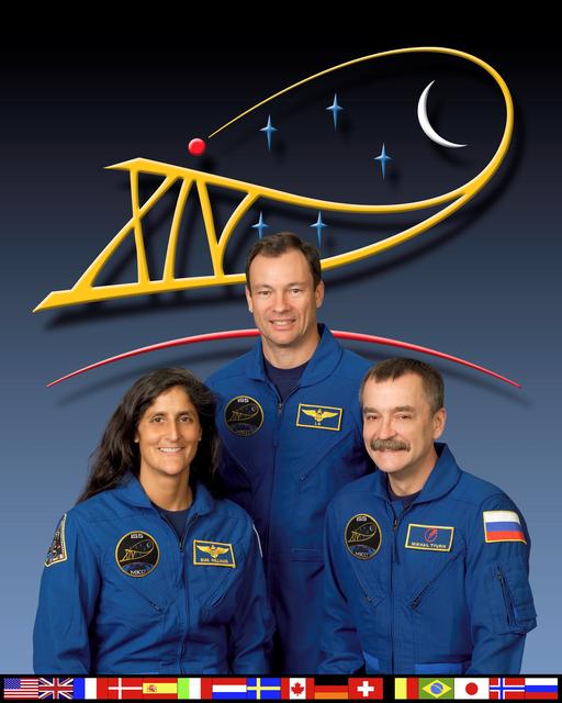 NASA image: Expedition 14 crew portrait