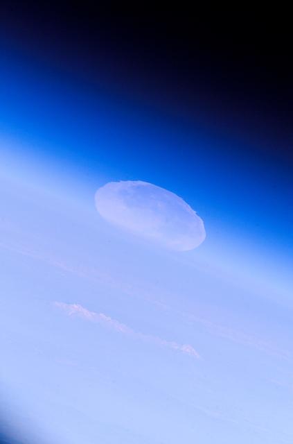 NASA image: Full Moon as seen from ISS