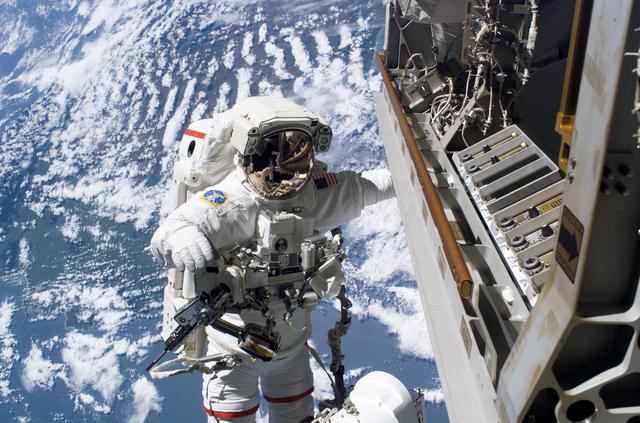 NASA image: Curbeen during first EVA