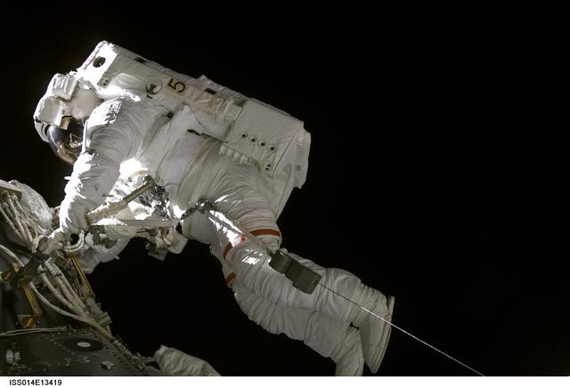 NASA image: Lopez-Alegria during EVA 8