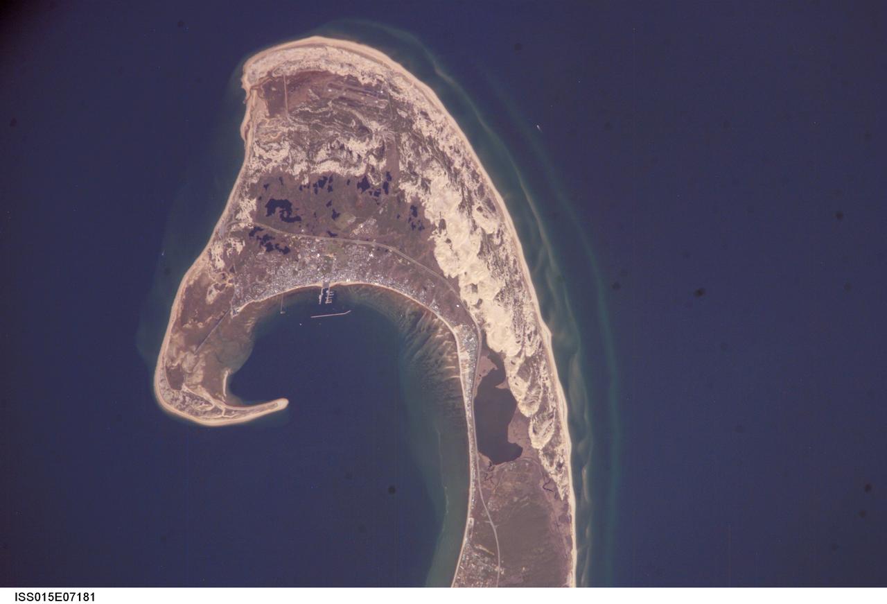 ISS015-E-07181 (8 May 2007) --- A portion of Cape Cod is featured in this image photographed by an Expedition 15 crewmember on the International Space Station.