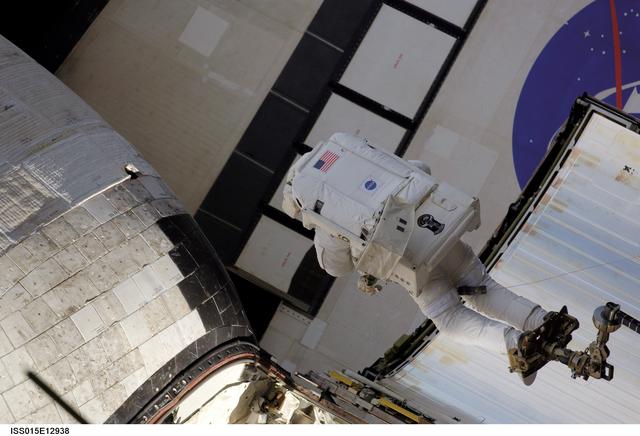 NASA image: Olivas participating in EVA during Expedition/STS-117 Joint Operations