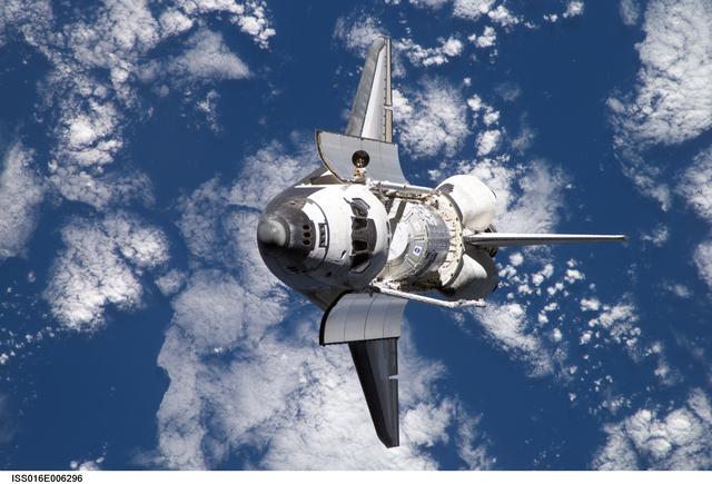 Discovery and Payload on approach to the ISS during the STS-120 Mission