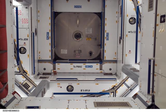 NASA image: Node 2 Interior after Installation