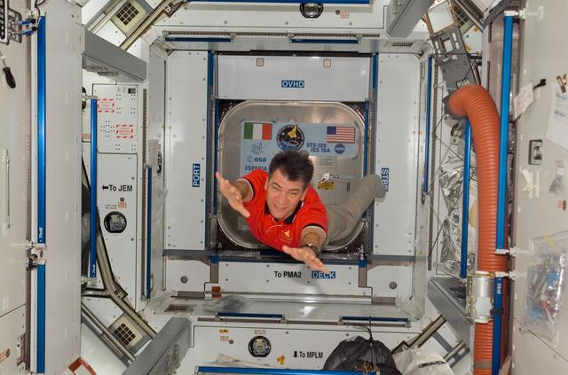 NASA image: Nespoli in the Node 2 / Harmony module