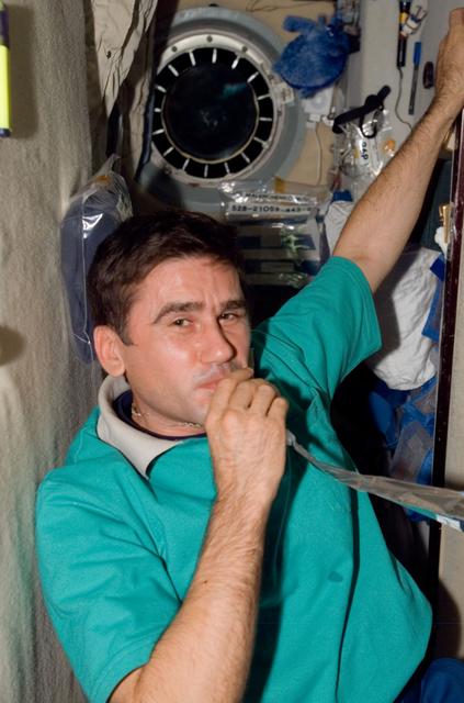 NASA image: Malenchenko in the SM