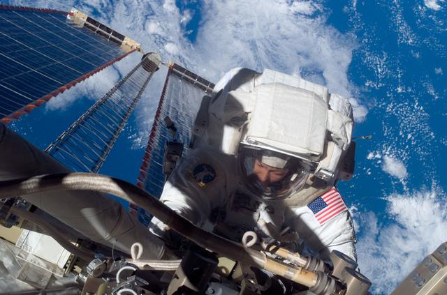 NASA image: Whitson during EVA 13