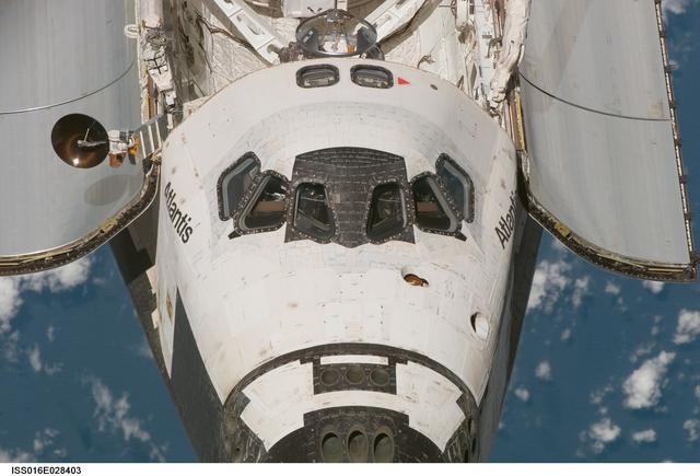 NASA image: Mapping Sequence performed during the STS-122 R-Bar Pitch Maneuver
